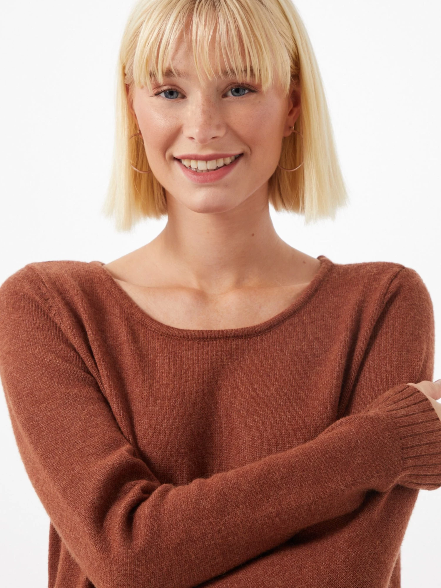 Vila Gebreide Jurken Gebreide Jurk Dames Oker 5 Vila Gebreide Jurken Gebreide Jurk Dames Oker - Afbeelding 5