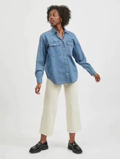 Vila Spijkerblouses Blouse Ninas Dames Blauw 21 Vila Spijkerblouses Blouse Ninas Dames Blauw -Vila 4a9b14ff82b65b3845c48daff1669ddd scaled