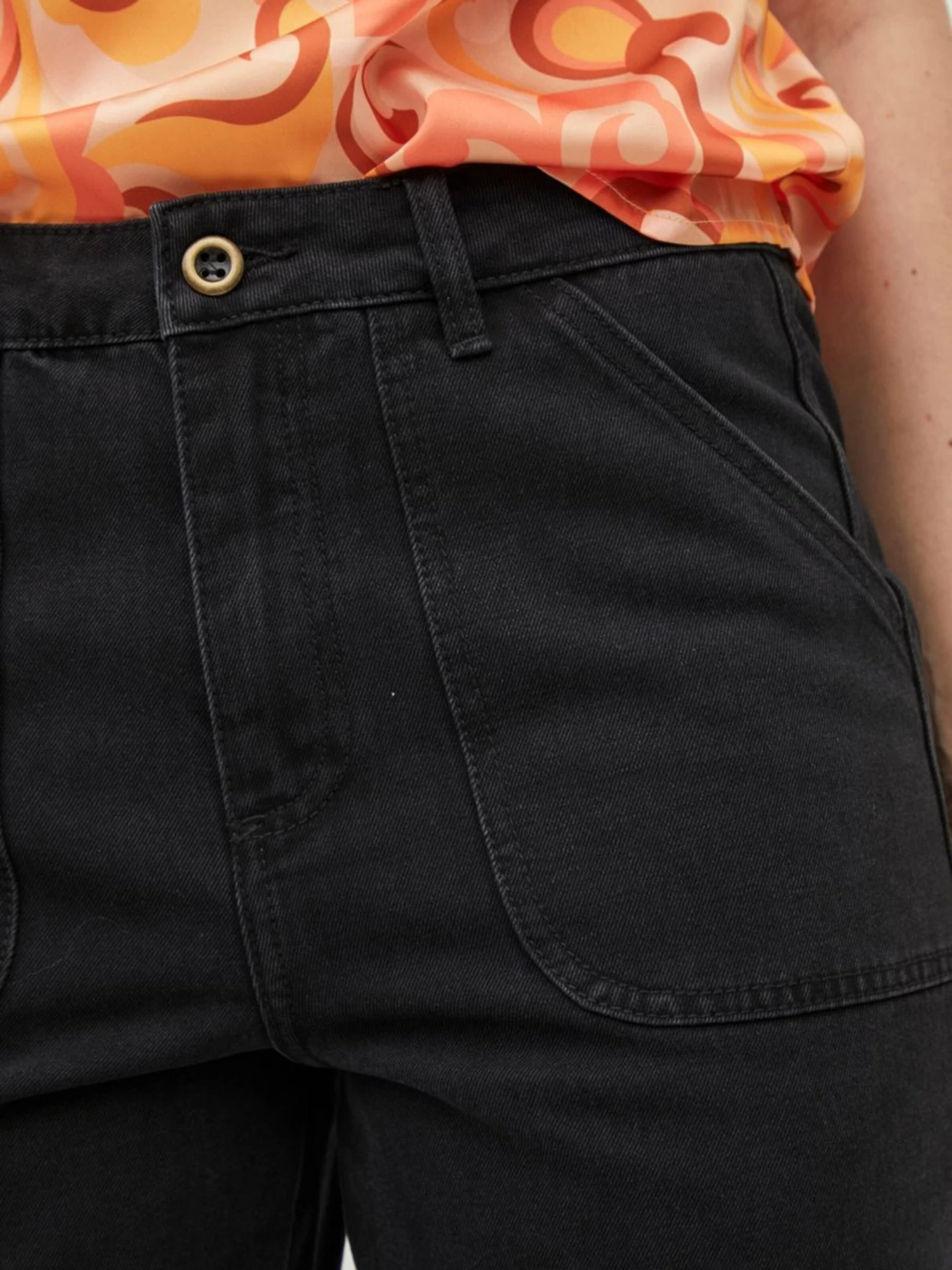 Vila Straight Regular Jeans Dames Zwart 7 Vila Straight Regular Jeans Dames Zwart - Afbeelding 7