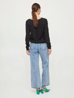 Vila Blouses & Tunieken Blouse Paya Dames Zwart -Vila 4bb016278256b79fb3e6c3daf13dc438