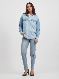 Vila Tussenjassen Tussenjas Dames Lichtblauw -Vila 4c770d4a9052adb8a0b1c9762854fcb9