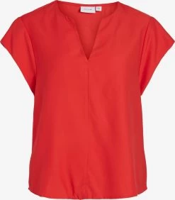 Vila Blouses Met Korte Mouw Blouse Defne Dames Grenadine