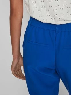 Vila Pantalons Regular Broek Dames Blauw -Vila 4d78cd488c93c8a80e42d50a9bc774ab