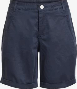 Vila Shorts Regular Broek Dames Donkerblauw