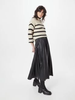 Vila Fijngebreide Truien Trui ALPIN Dames Beige -Vila 4e6bfcd7f0881365a73058868a08d0a7