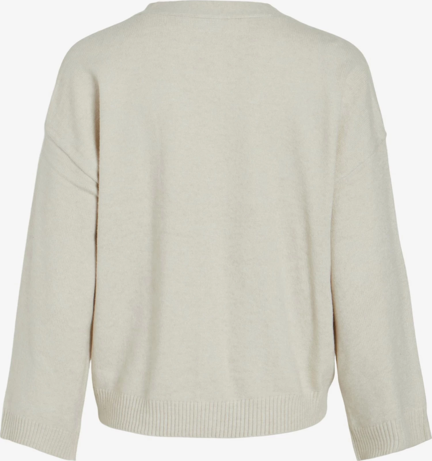 Vila Vesten Gebreid Vest Dames Lichtbeige 2 Vila Vesten Gebreid Vest Dames Lichtbeige - Afbeelding 2