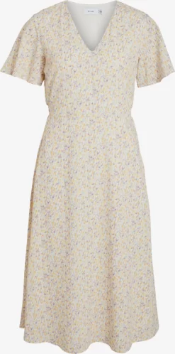 Vila Mini Jurken Jurk Pameli Dames Wit