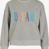 Vila Sweatshirts Sweatshirt PIA Dames Lichtgrijs