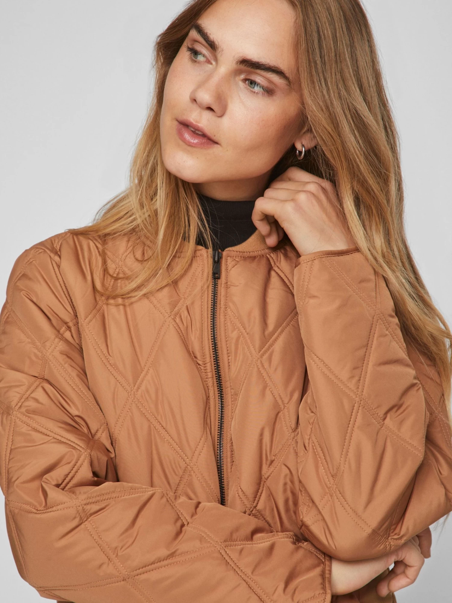 Vila Tussenmantels Tussenmantel Dames Bruin 8 Vila Tussenmantels Tussenmantel Dames Bruin - Afbeelding 8