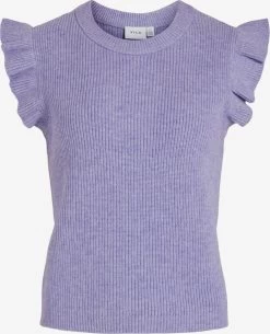 Vila Fijngebreide Truien Trui RIL Dames Lichtlila