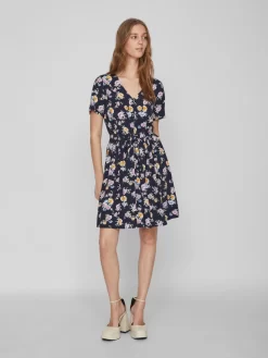 Vila Mini Jurken Jurk Lise Dames Blauw / Nachtblauw 11 Vila Mini Jurken Jurk Lise Dames Blauw / Nachtblauw -Vila 52160a8dcaf033f0c74ac53fc29fe418 scaled