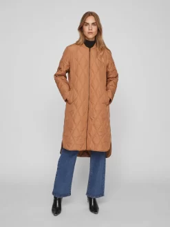 Vila Tussenmantels Tussenmantel Dames Bruin -Vila 52f9ab4203c099856ae8f6917a9e297e scaled