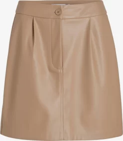 Vila Mini Rokken Rok LINE Dames Donkerbeige