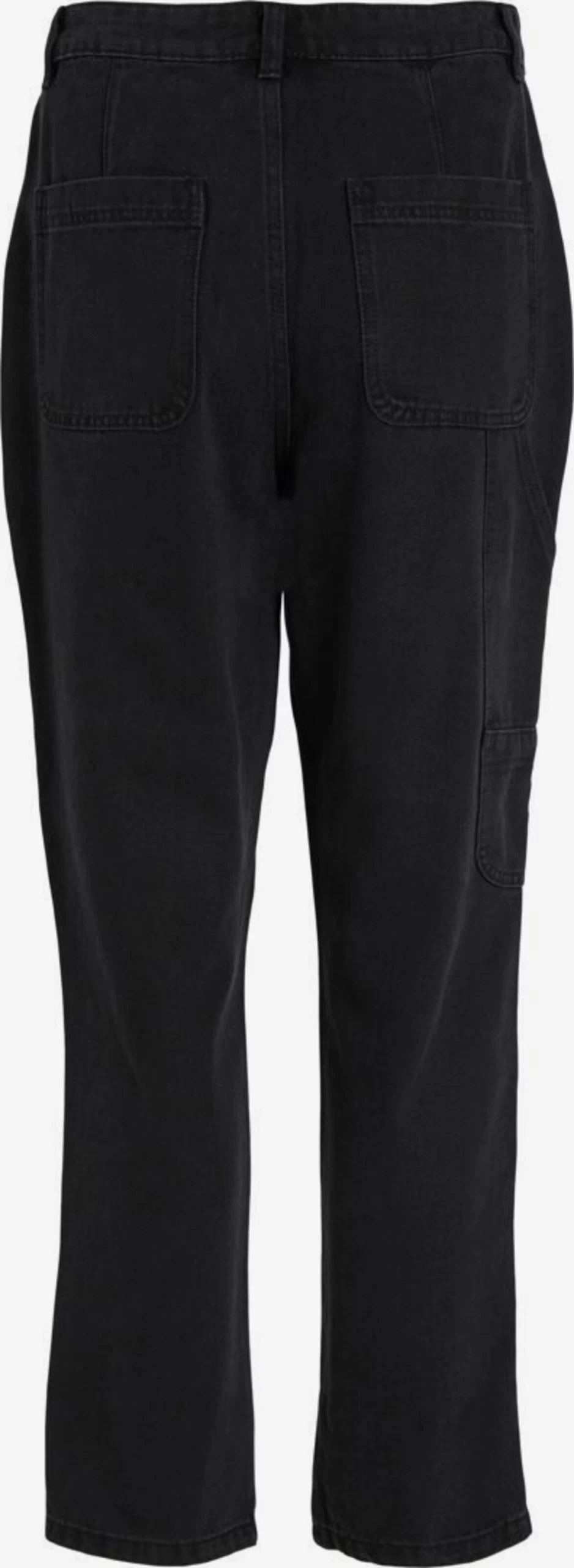 Vila Straight Regular Jeans Dames Zwart 2 Vila Straight Regular Jeans Dames Zwart - Afbeelding 2