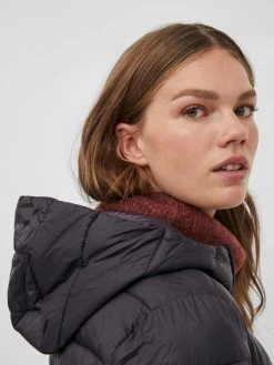 Wintermantels Wintermantel SIBIRIA Dames Zwart -Vila 533bf53257ceb1c713af3c783476f0ce