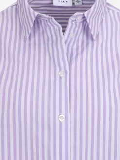 Overhemden Blouse NICOLINE Dames Lila 7 Overhemden Blouse NICOLINE Dames Lila -Vila 5393ba202e8b586e63ec95fc26cf1d6b