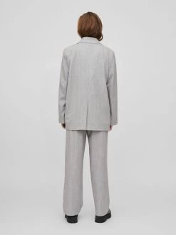 Vila Klassieke Blazers Blazers Show Dames Grijs -Vila 53a3b0f487bbaf715868c94125e28814