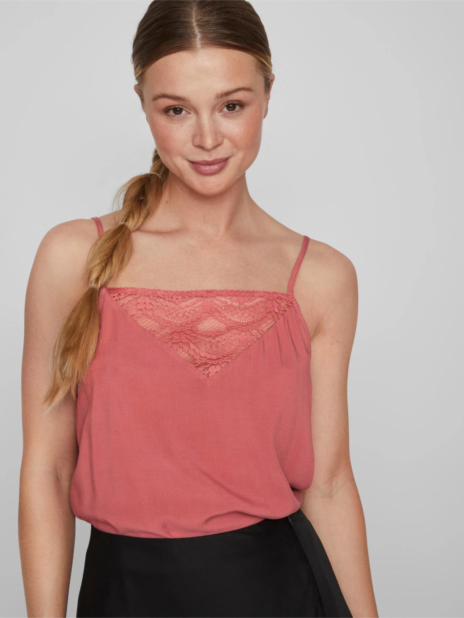 Vila Blouse Tops Blouse Nula Dames Pastelrood 6 Vila Blouse Tops Blouse Nula Dames Pastelrood - Afbeelding 6