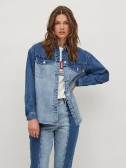 Vila Spijkerblouses Blouse Dames Blauw 9 Vila Spijkerblouses Blouse Dames Blauw -Vila 5433b919ce93443fb469ecc2b9ee9860