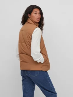 Vila Bodywarmers Bodywarmer Dames Cognac -Vila 5452bda14735498a6ce05961d7ebf15e scaled