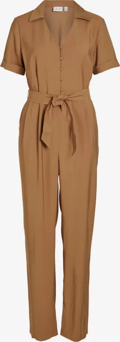 Vila Lange Jumpsuits Jumpsuit Ruby Dames Bruin