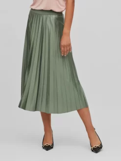 Vila Midi Rokken Rok Nitban Dames Donkergroen -Vila 55577ef8cecf09c76a36a48b51263919 scaled
