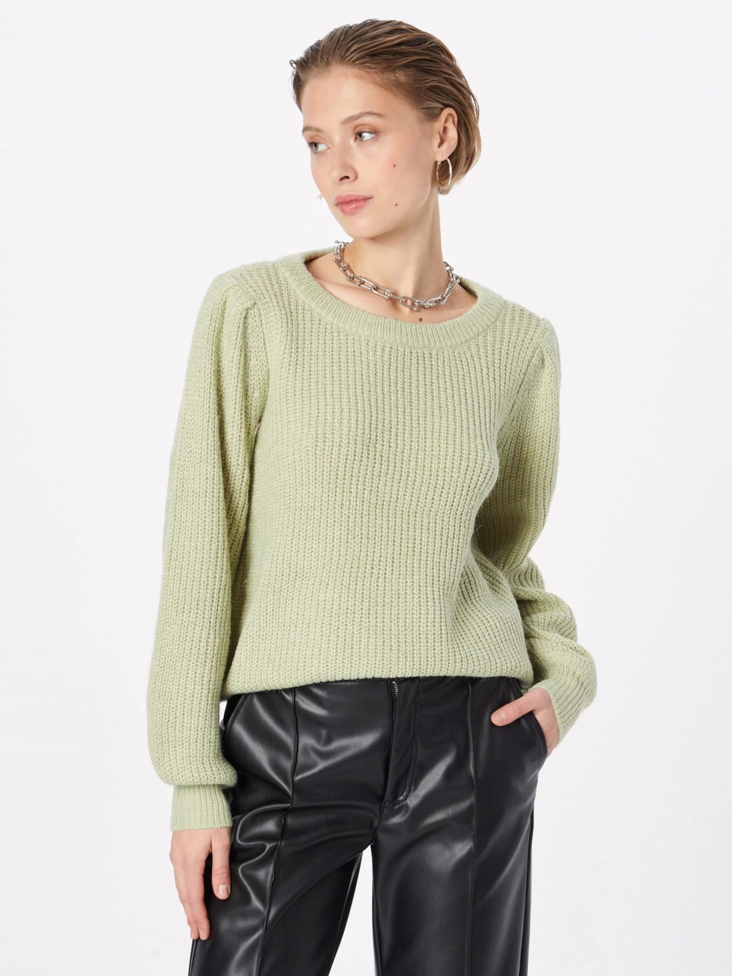 Vila Fijngebreide Truien Trui Suba Dames Appel 3 Vila Fijngebreide Truien Trui Suba Dames Appel - Afbeelding 3