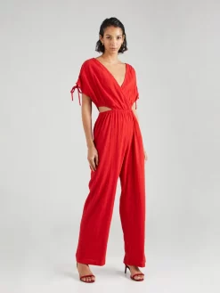 Vila Lange Jumpsuits Jumpsuit ASTA Dames Lichtrood -Vila 5629a9dfbaa99b1256d7b2bf75ae9ce7 scaled