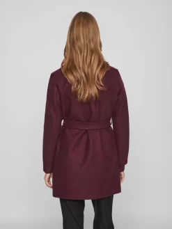 Vila Tussenmantels Tussenmantel Dames Karmijnrood -Vila 568289ffcf9b85dfba3b3b04423d1216 scaled