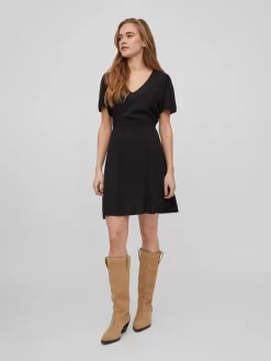 Vila Zomerjurken Zomerjurk TRINE Dames Zwart -Vila 5781a719ff84e2b7aed496573f1aff00 scaled