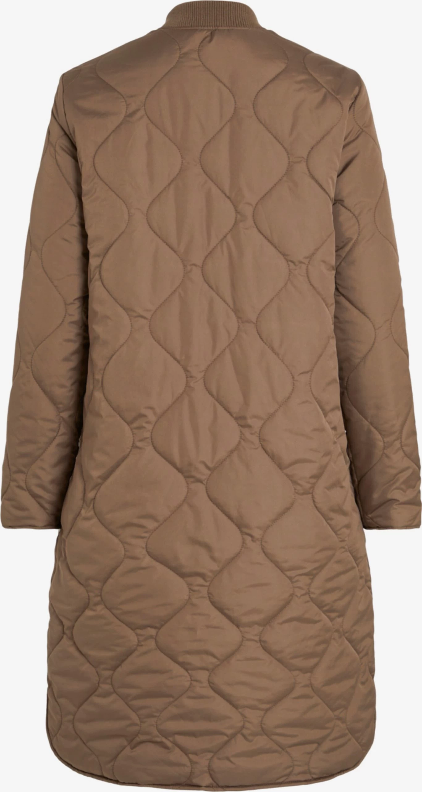 Vila Tussenmantels Tussenmantel Manon Dames Bruin 2 Vila Tussenmantels Tussenmantel Manon Dames Bruin - Afbeelding 2