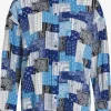 Vila Overhemden Blouse Dames Blauw / Wit
