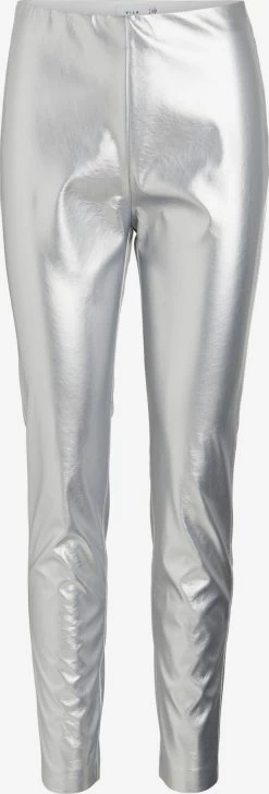 Vila Pantalons Regular Broek DISCO Dames Zilver