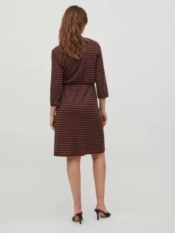 Vila Mini Jurken Jurk Dames Pastelrood / Zwart -Vila 599bfac313efb70824194b0779d17ffa scaled