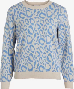 Vila Fijngebreide Truien Trui Ril Dames Donkerbeige