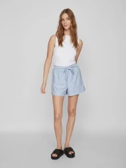 Vila Shorts Regular Broek Kawa Dames Lichtblauw -Vila 5a0f6d20ed92d986ccffb63f8834a924