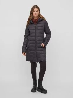 Wintermantels Wintermantel SIBIRIA Dames Zwart -Vila 5a5e5f37f92db1107488b41ae00dcf20