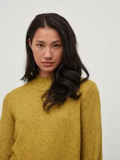 Vila Basic Truien Trui Dames Mosterd -Vila 5a6ee2294b90e2d671d8da647256b454