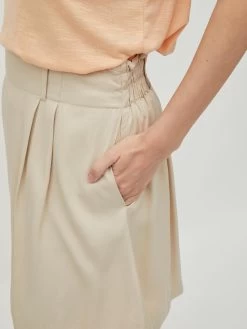 Vila Mini Rokken Rok Vero Dames Beige -Vila 5a8bc95f50949373bee16477939594b1