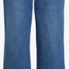 Vila Wide Leg Wide Leg Jeans Widey Dames Blauw
