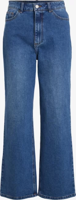 Vila Wide Leg Wide Leg Jeans Widey Dames Blauw