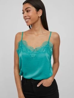 Vila Kanten Tops Top Dames Jade Groen 11 Vila Kanten Tops Top Dames Jade Groen -Vila 5c0be01641639c36a5ff87a6c5d44f74
