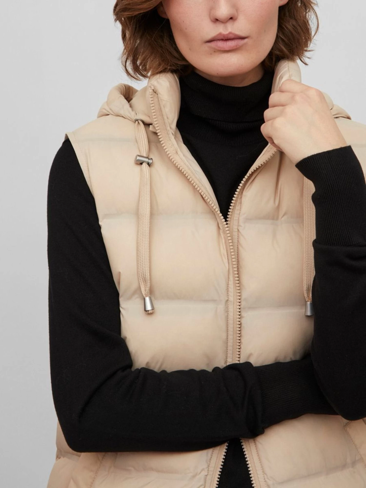 Vila Bodywarmers Bodywarmer Trish Dames Beige 7 Vila Bodywarmers Bodywarmer Trish Dames Beige - Afbeelding 7