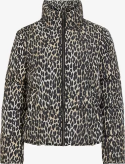 Vila Winterjassen Winterjas Karla Dames Beige / Zwart