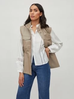 Vila Bodywarmers Bodywarmer Kila Dames Greige 8 Vila Bodywarmers Bodywarmer Kila Dames Greige -Vila 5dc911ab6ddcf6f67ab9e12d3b772efa