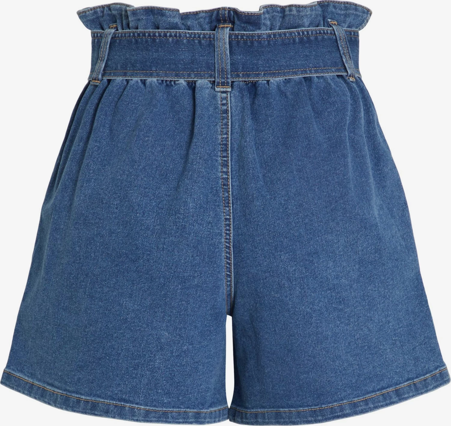 Vila Jeans Loosefit Bandplooi Jeans Fo Dames Blauw 2 Vila Jeans Loosefit Bandplooi Jeans Fo Dames Blauw - Afbeelding 2