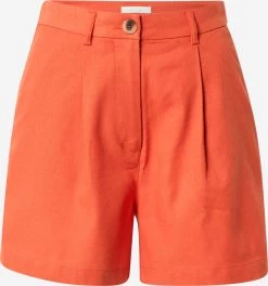 Vila Shorts Wide Leg Bandplooibroek Alina Dames Oranje