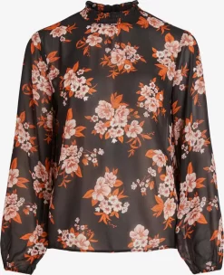 Vila Blouseshirts Blouse Dames Chocoladebruin