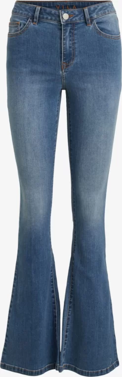 Vila Bootcut Flared Jeans Ekko Dames Blauw