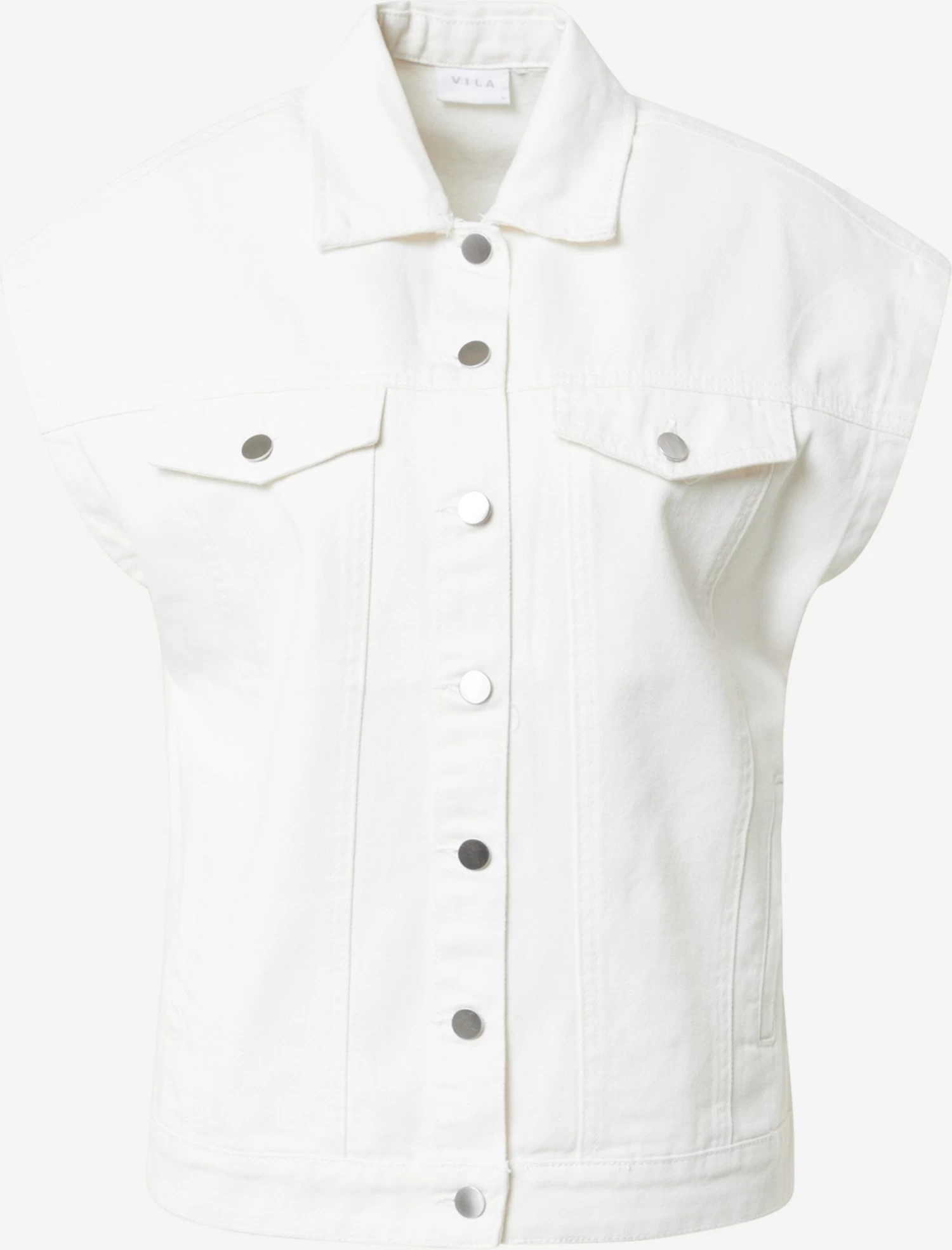 Vila Spijkerblouses Blouse Camelias Dames Wit 1 Vila Spijkerblouses Blouse Camelias Dames Wit